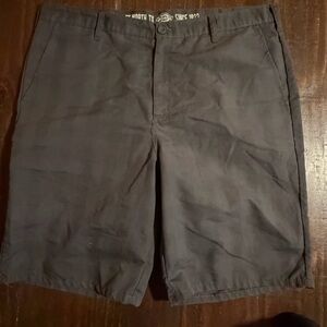 Dickies Charcoal Checkered Shorts Size 38”